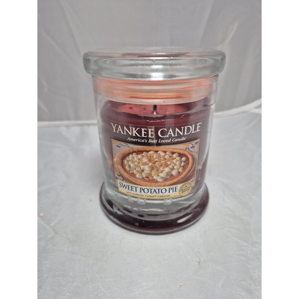 💥 YANKEE CANDLE SWEET POTATO PIE COLLECTOR'S EDITION FALL THANKSGIVING B6
